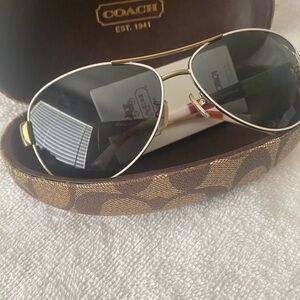 Coach aviator sunglasses